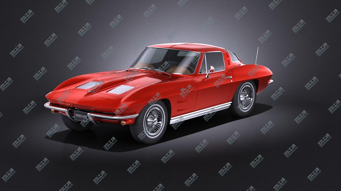 images/goods_img/202105072/LowPoly Chevrolet Corvette C2 1963 3D model/2.jpg